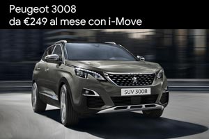 Nuovo Peugeot 3008 da 249 al mese con finanziamento i-Move da Spazio a Torino