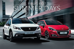 Peugeot Summer Days: prezzi imbattibili su Peugeot 208 e 2008 da Spazio a Torino