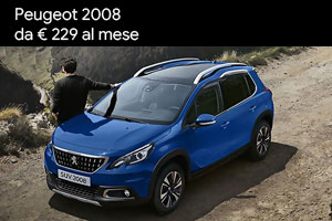 Peugeot 2008 da 229 Euro al mese da Spazio a Torino