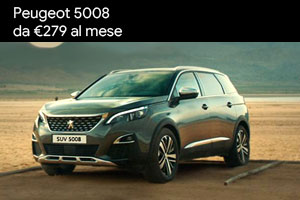 Gamma Peugeot 5008 con rate da 279 Euro al mese da Spazio a Torino