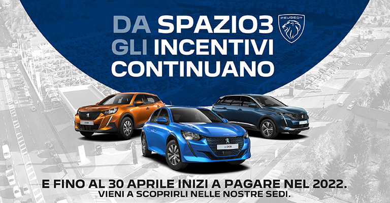 Da Spazio3 gli incentivi continuano